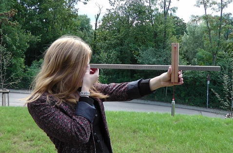 Messen mit dem Jakobsstab